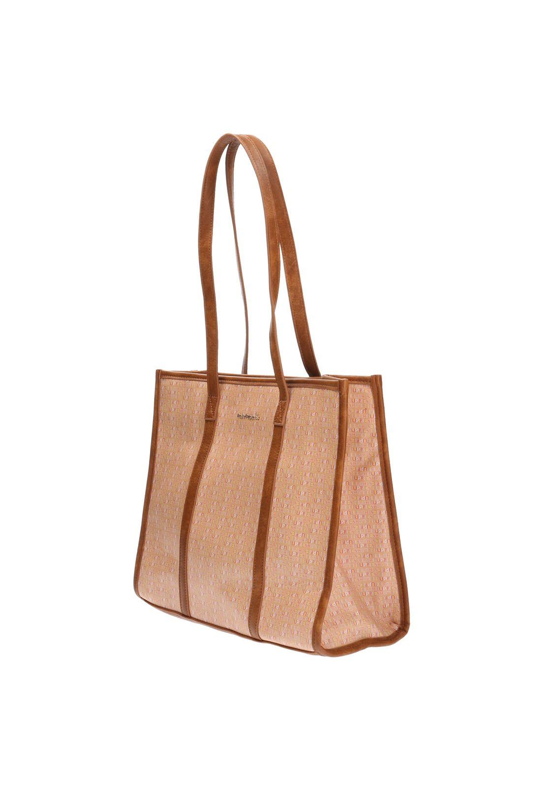 Cartera Casual Patt Bag Beige Mujer-1