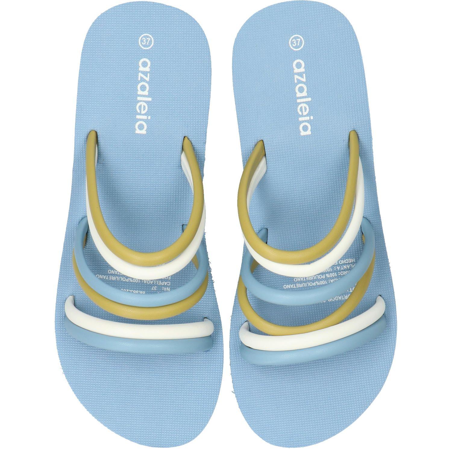 Sandalia Petra Azul Mujer-7