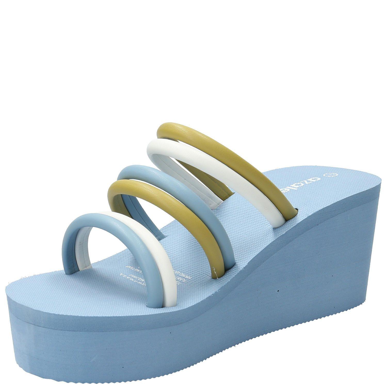 Sandalia Petra Azul Mujer-4