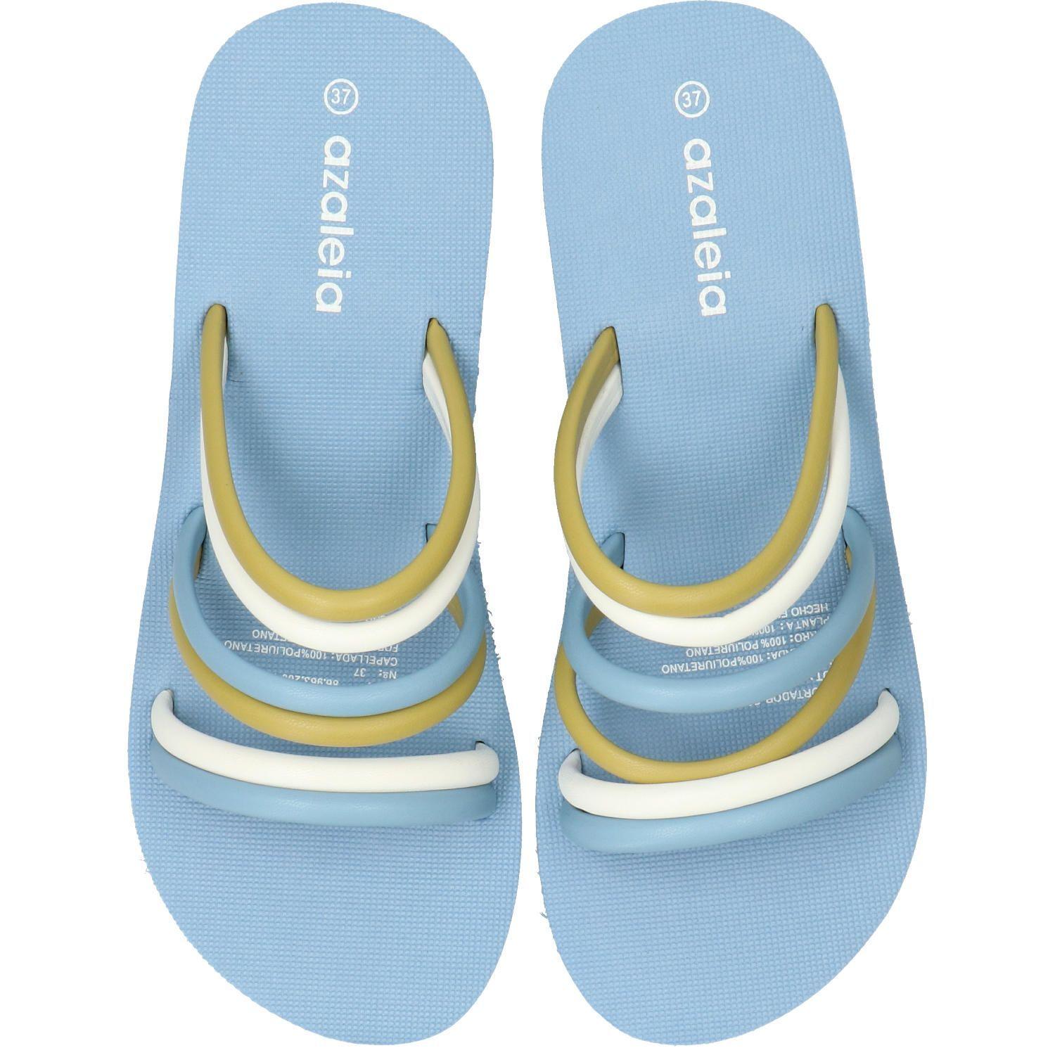 Sandalia Petra Azul Mujer-7