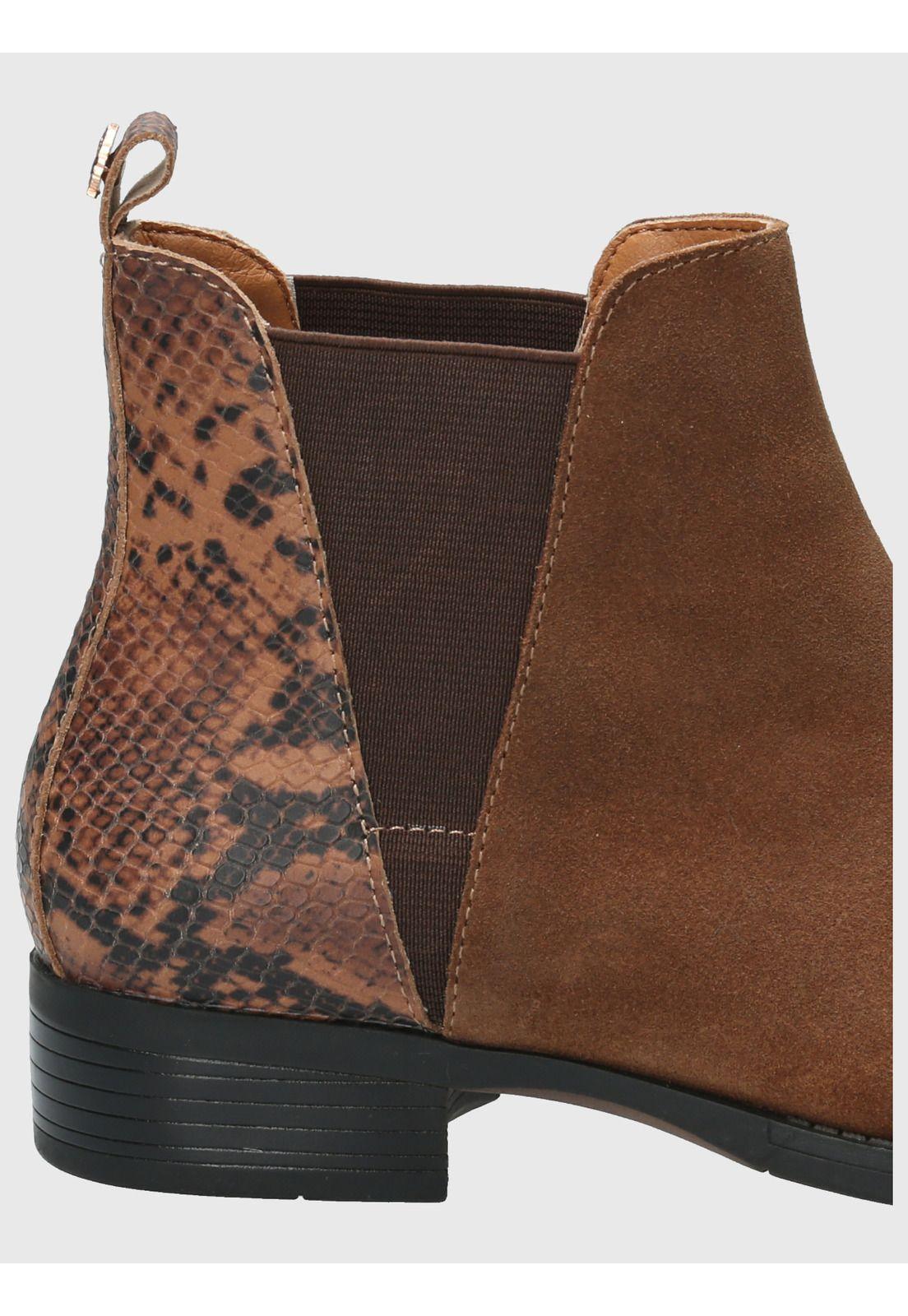 Botin Cuero Mujer Alva Café-8