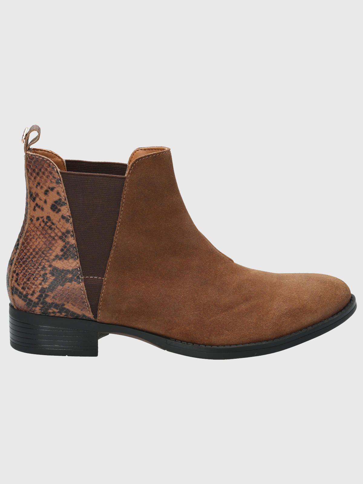 Botin Cuero Mujer Alva Café-1