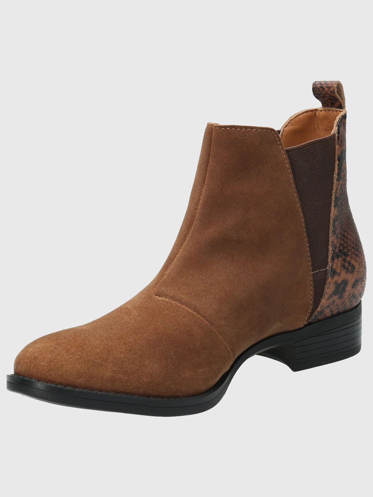 Botin Cuero Mujer Alva Café-4
