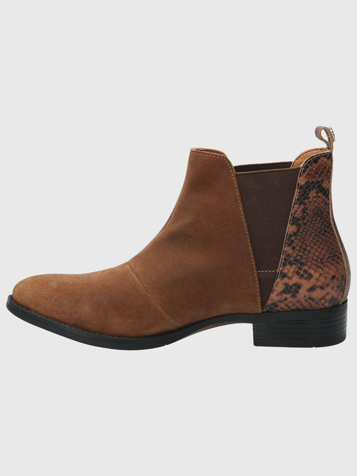 Botin Cuero Mujer Alva Café-5