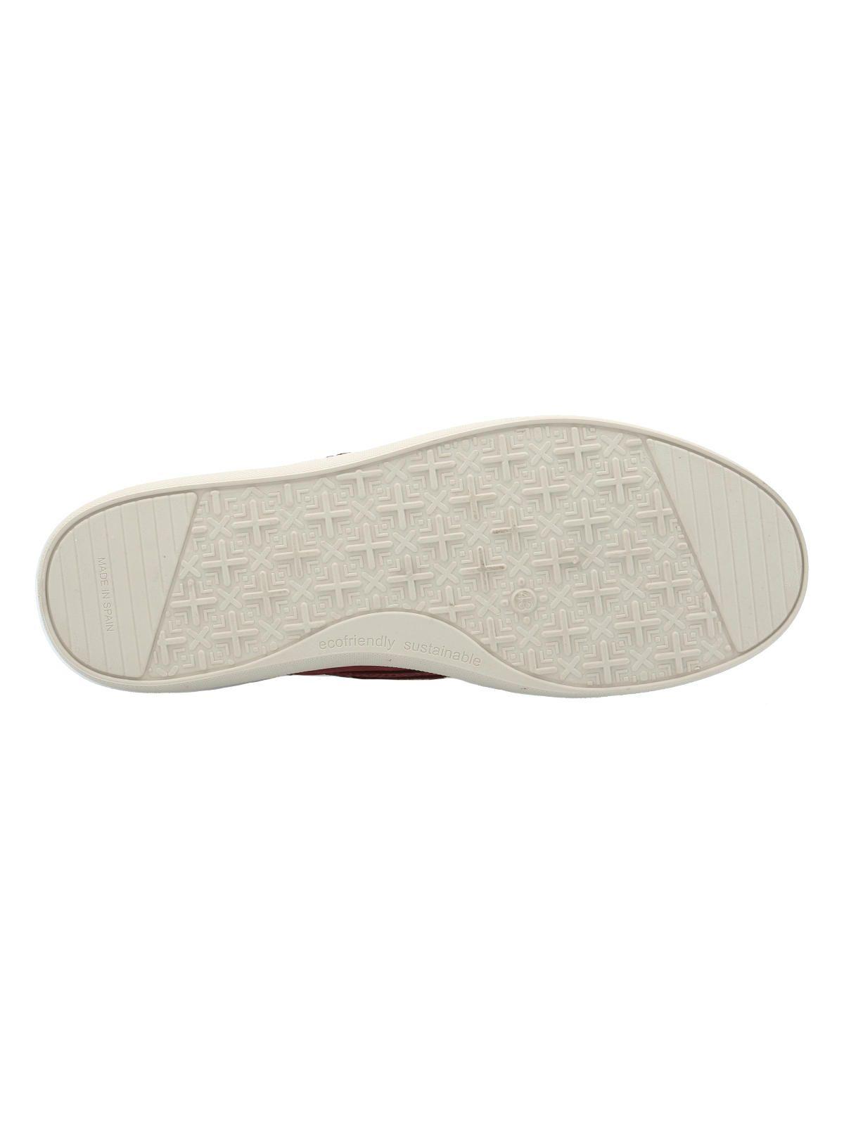 Zapatilla Hombre Napa Burdeo -6