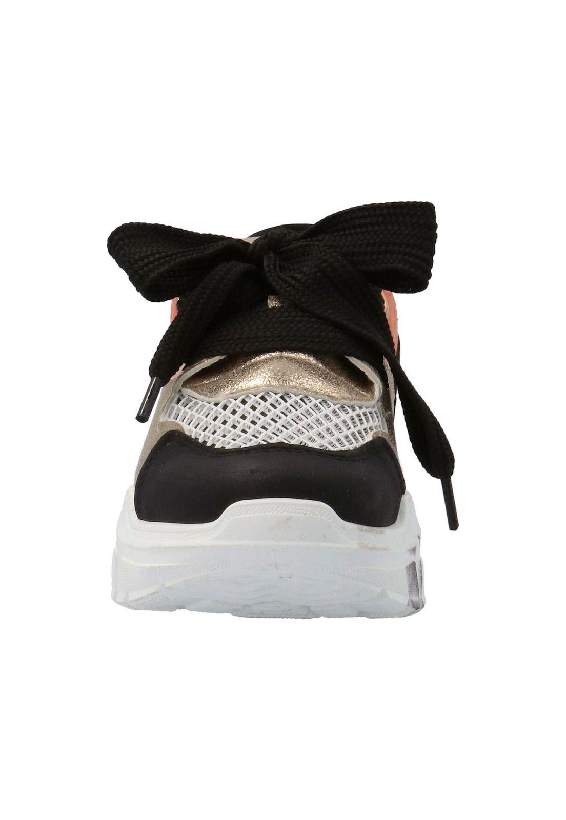 Zapatilla Ariela Negro Dorado-2
