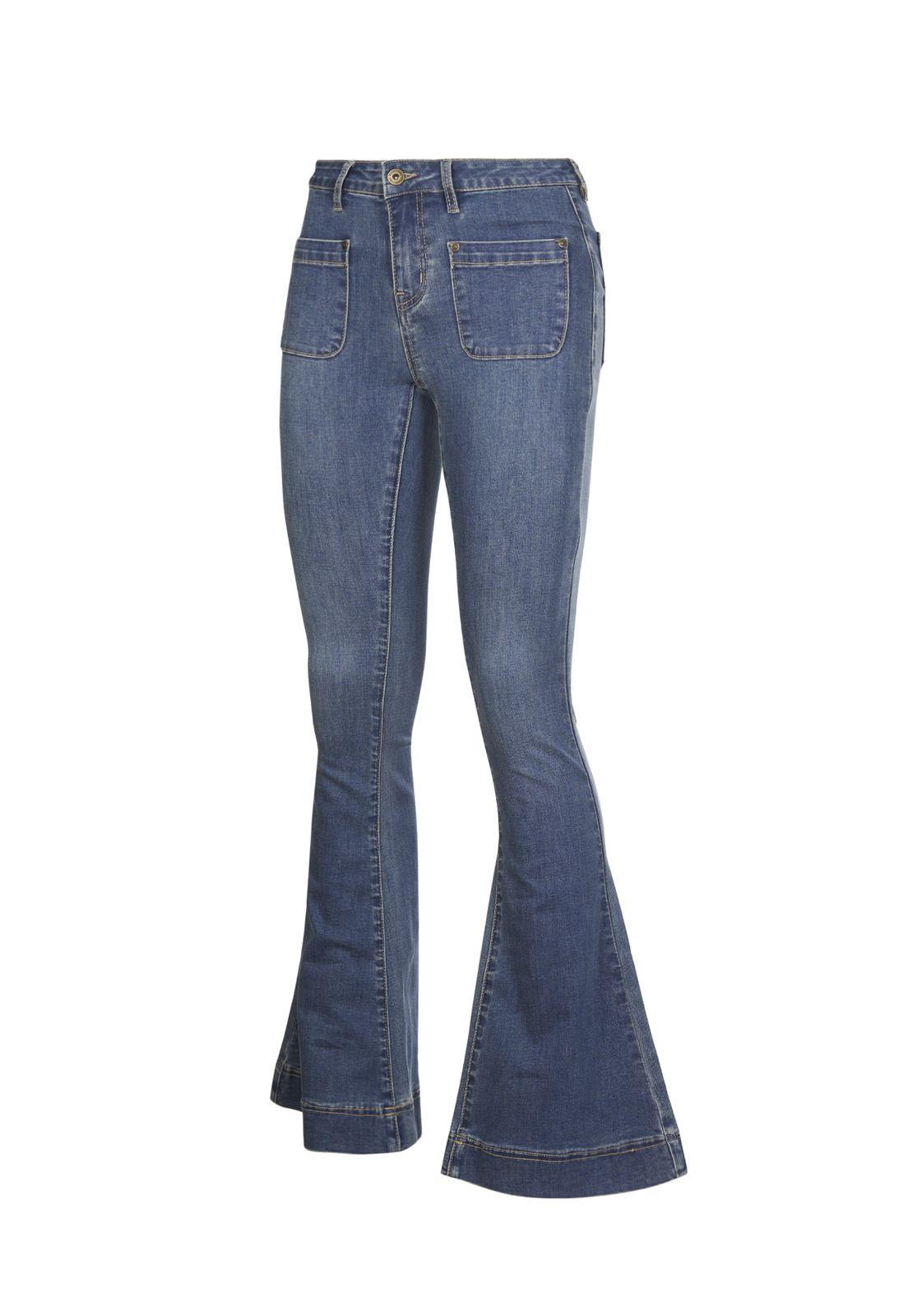 Jeans Mujer Domenica Azul-0