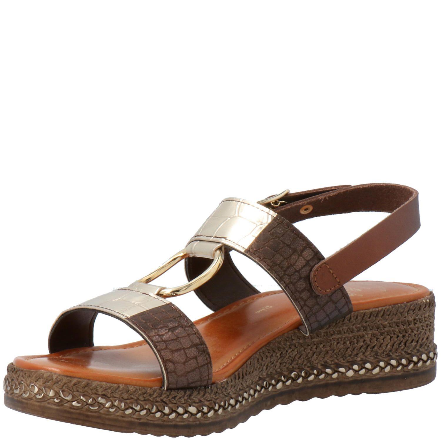 Sandalia Verenna Casual Marrón-3