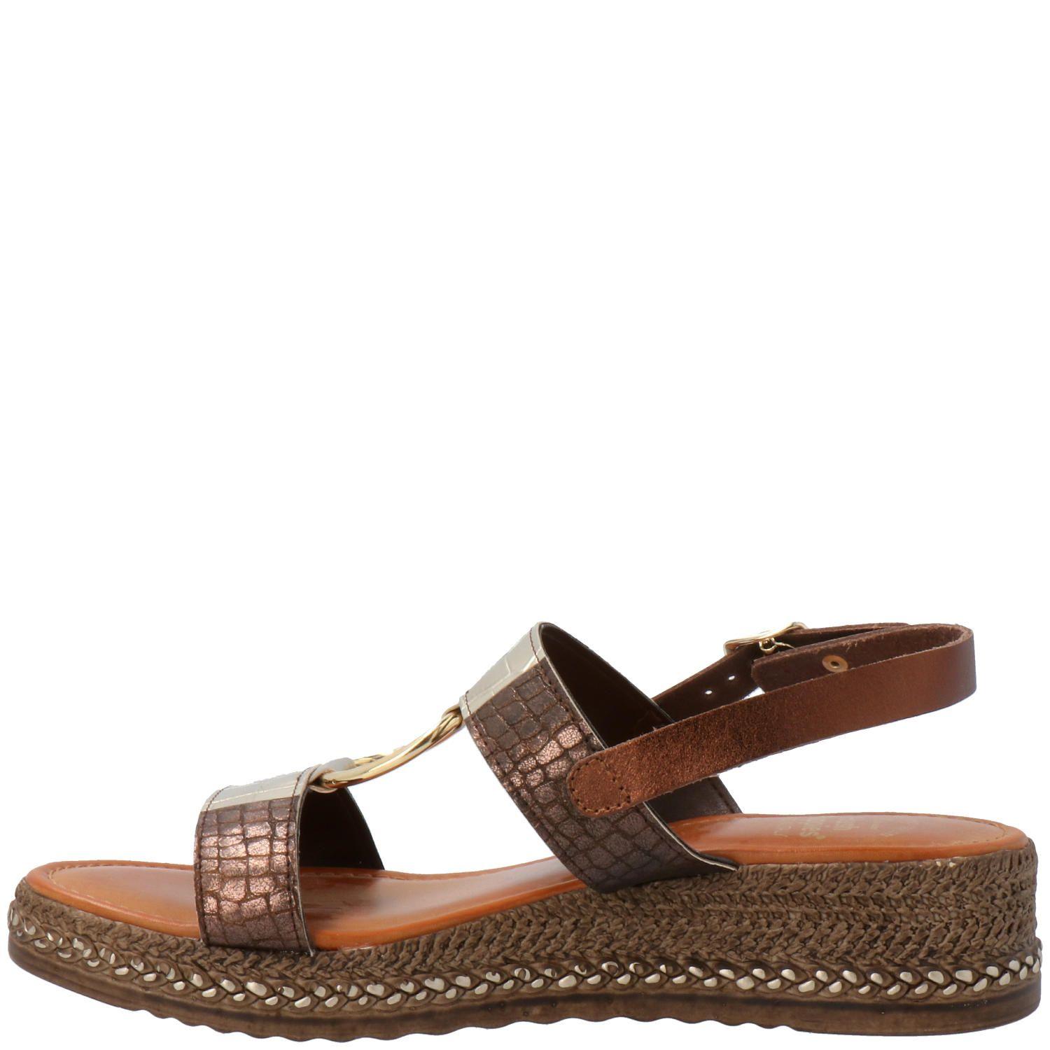 Sandalia Verenna Casual Marrón-4