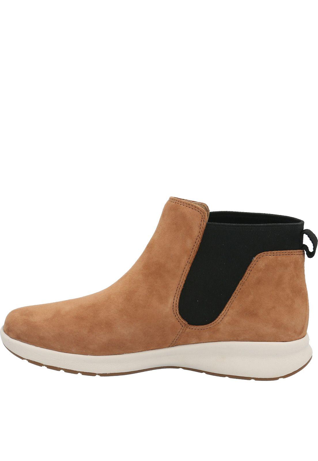 Zapatilla Cuero Mujer Spinal Chelsea Marrón-4