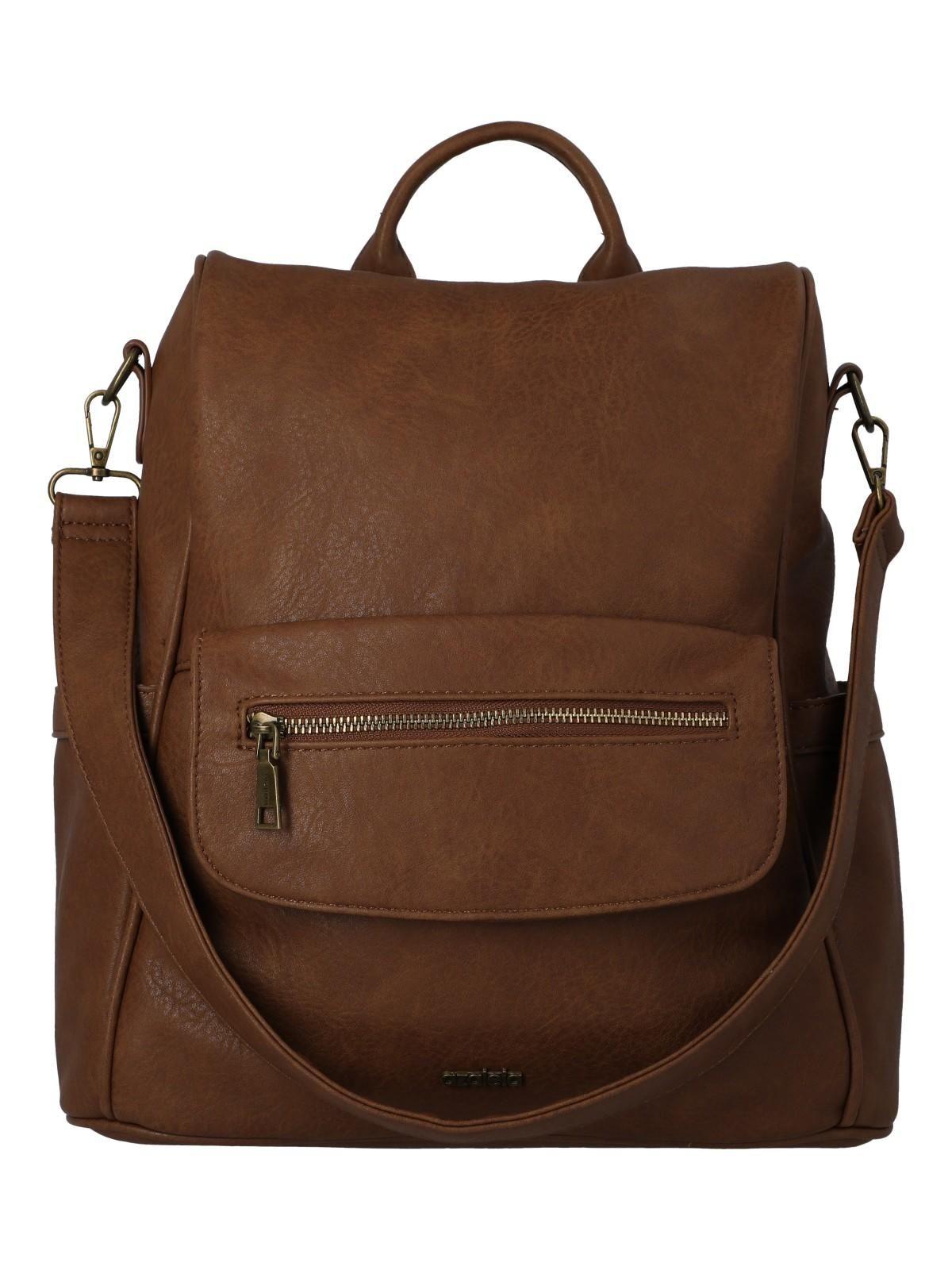 Cartera Mochila Mujer Mila Backbag Café-3