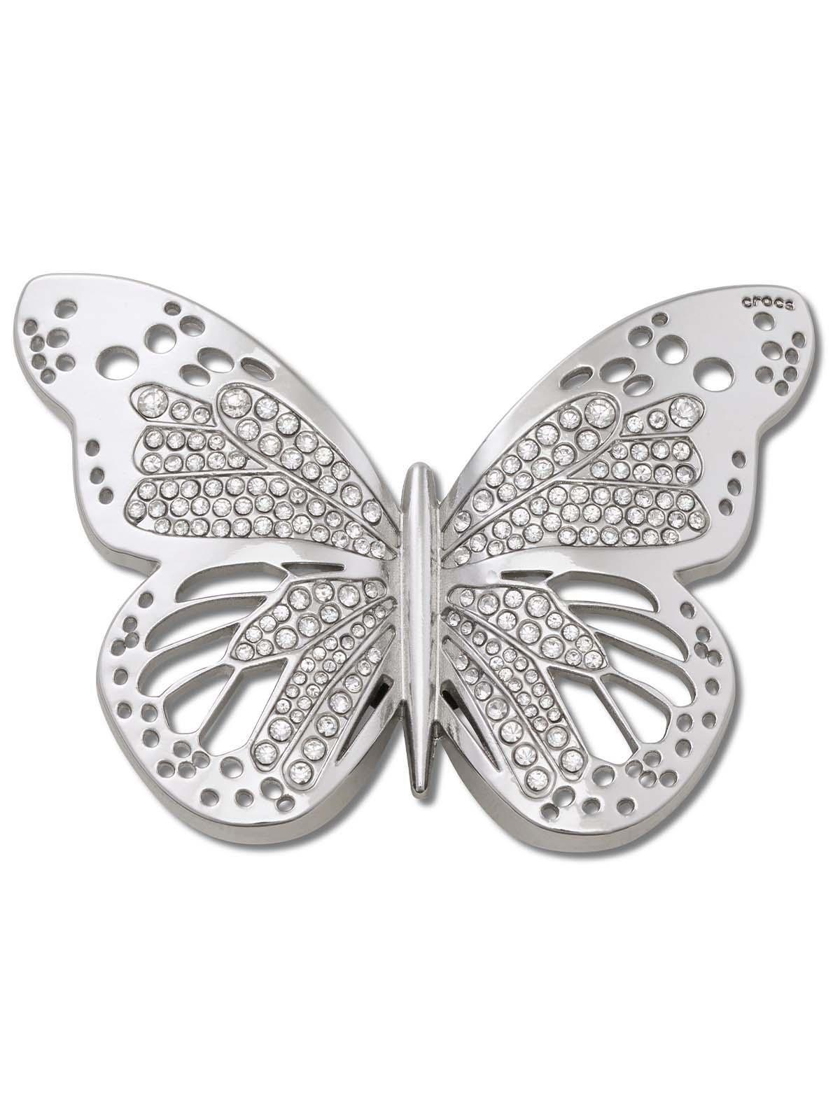 Jibbitz Crocs Mariposa Plateada Plateado-0