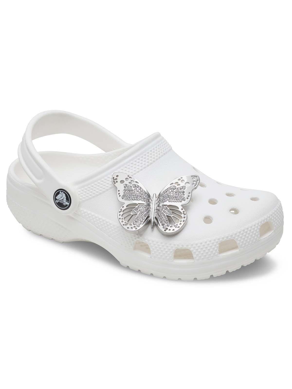 Jibbitz Crocs Mariposa Plateada Plateado-1