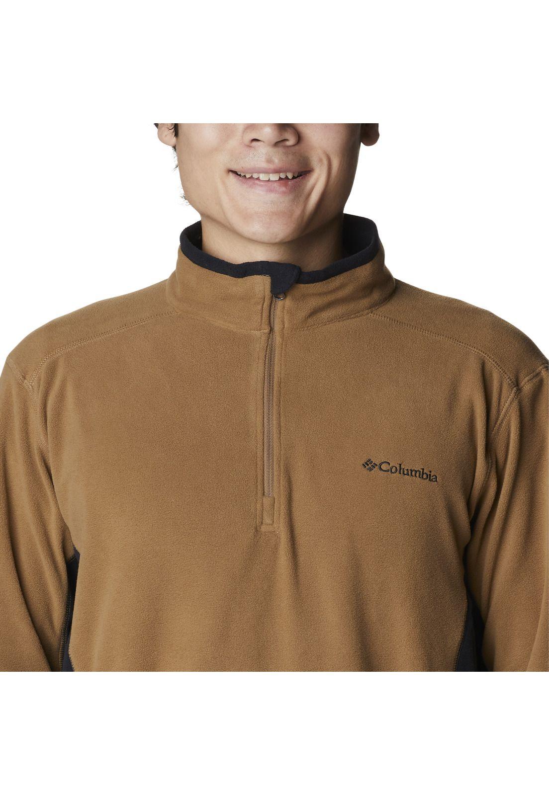 Polar Microfleece Hombre Klamath Range Half Café-0