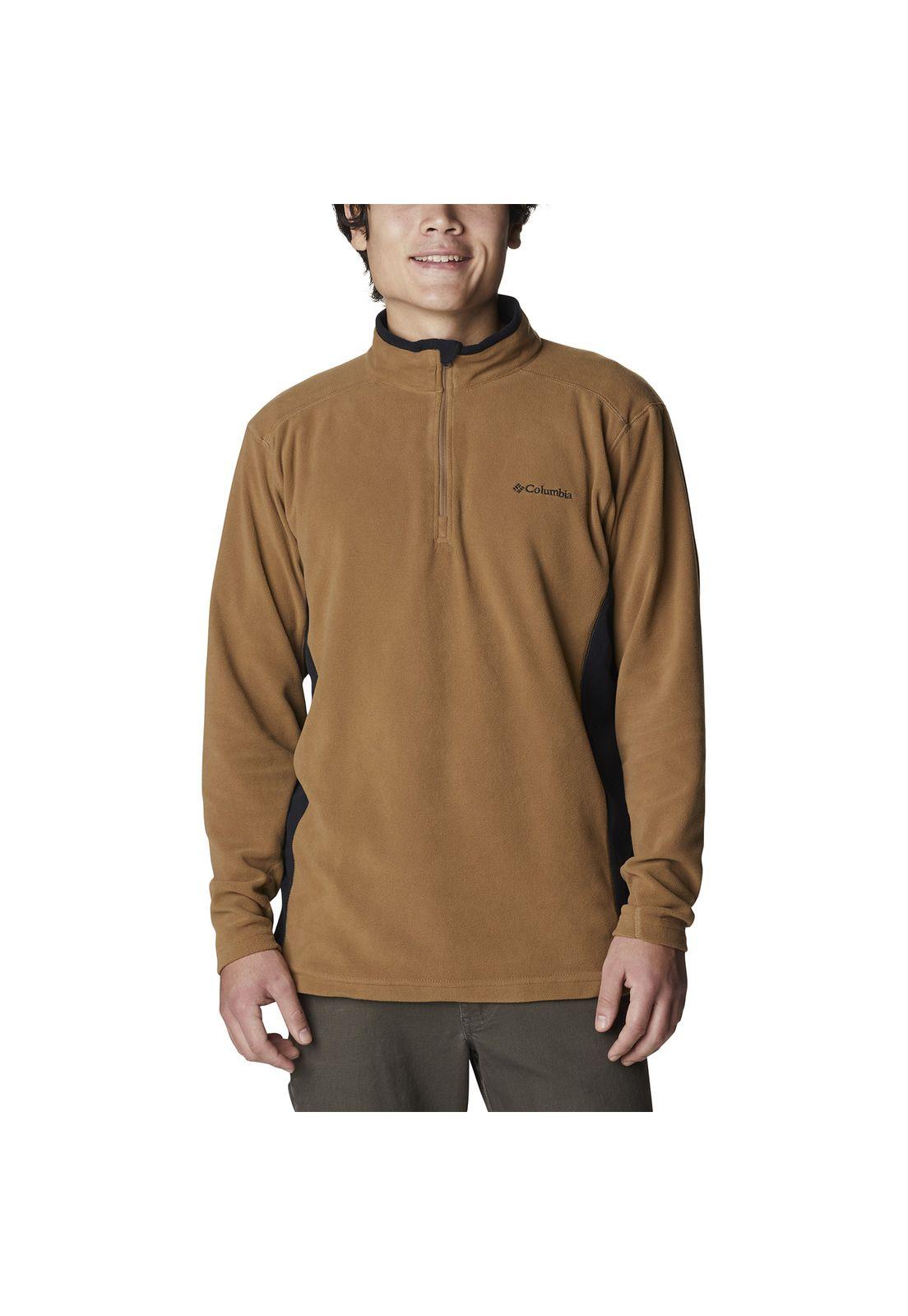 Polar Microfleece Hombre Klamath Range Half Café-3
