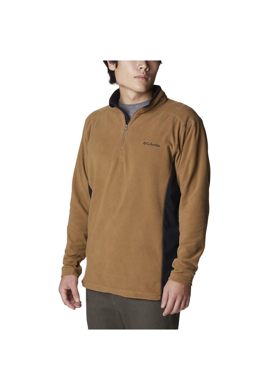 Polar Microfleece Hombre Klamath Range Half Café-4