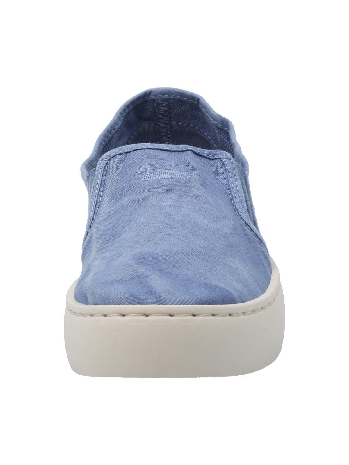 Zapatilla Algodón Orgánico Mujer Kea Azul-3