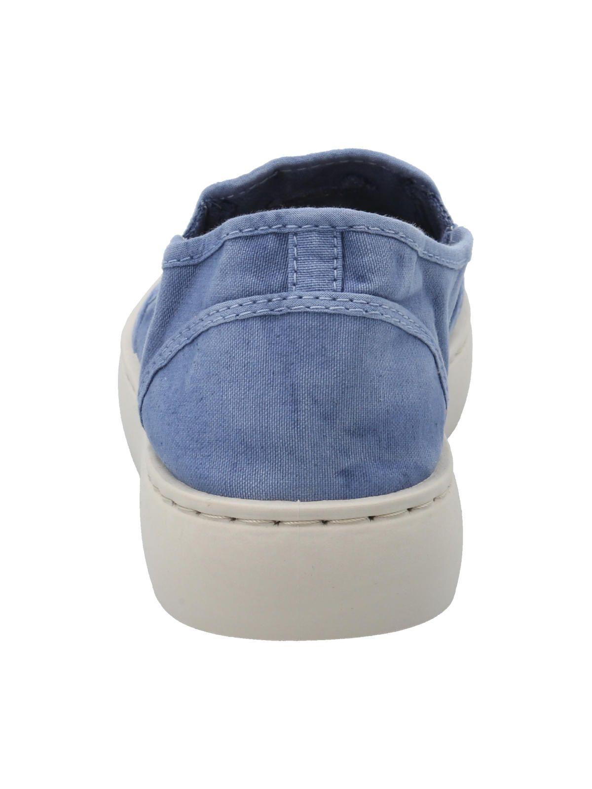 Zapatilla Algodón Orgánico Mujer Kea Azul-6