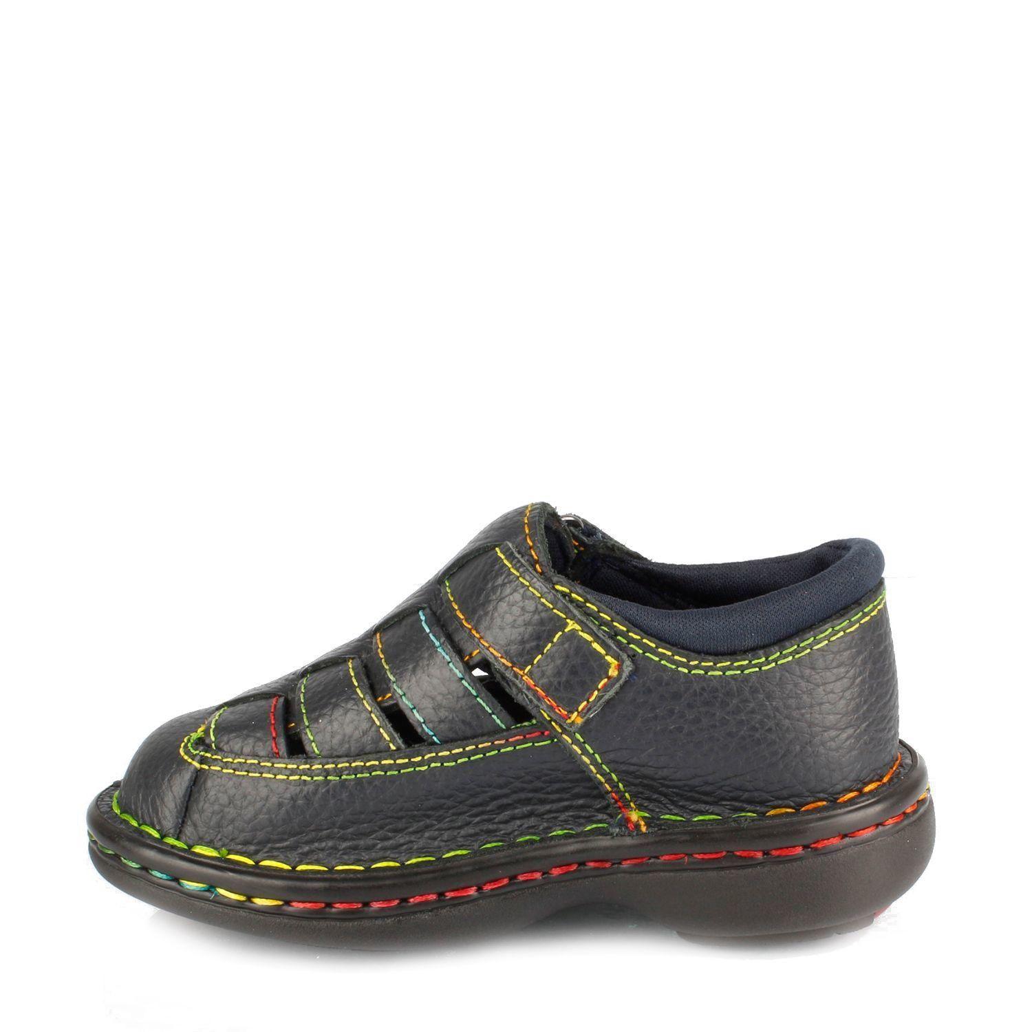 Sandalia Cuero Hi Cow Azul-2