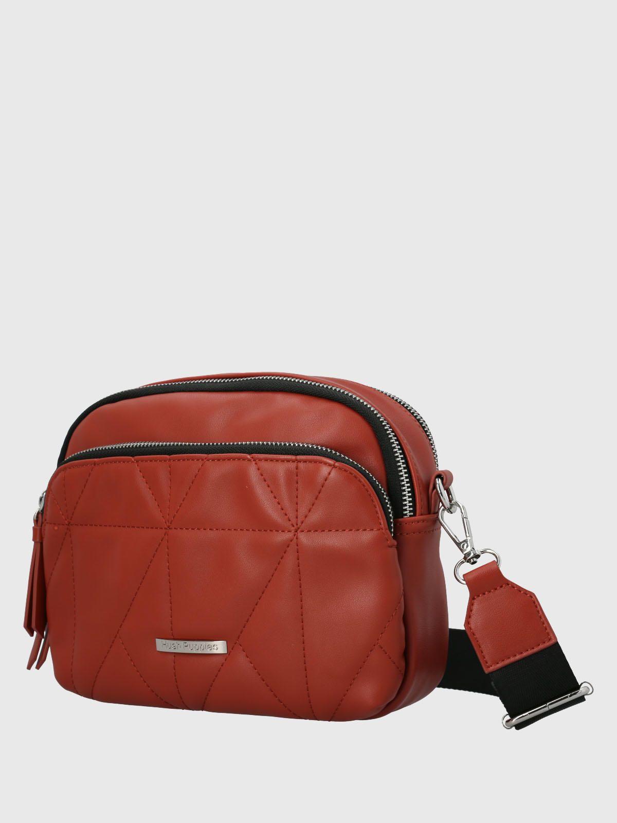 Cartera Ecocuero Mujer Quilt  Naranjo-1