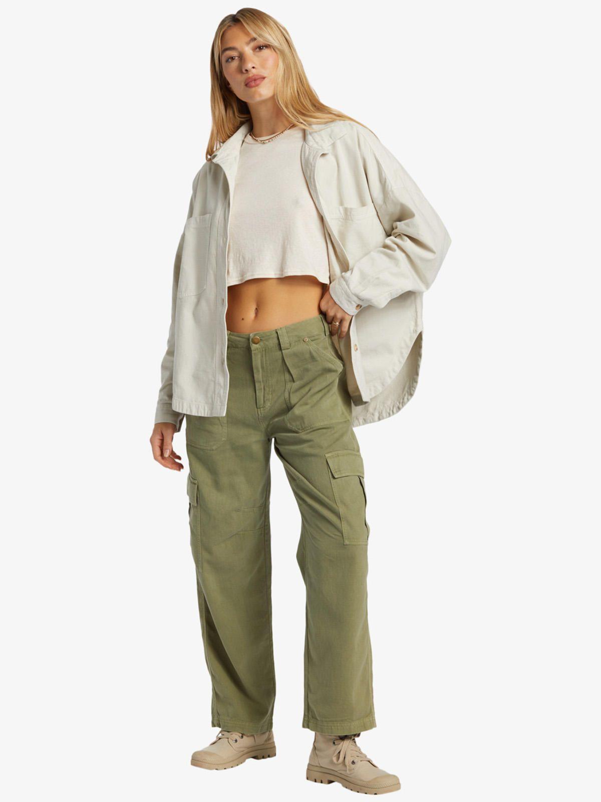 Blusa Manga Larga Mujer Stoked On You Beige-1
