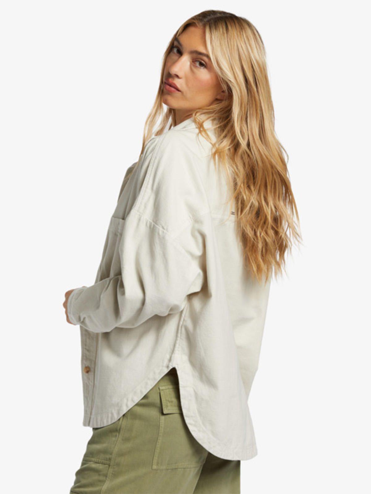 Blusa Manga Larga Mujer Stoked On You Beige-4