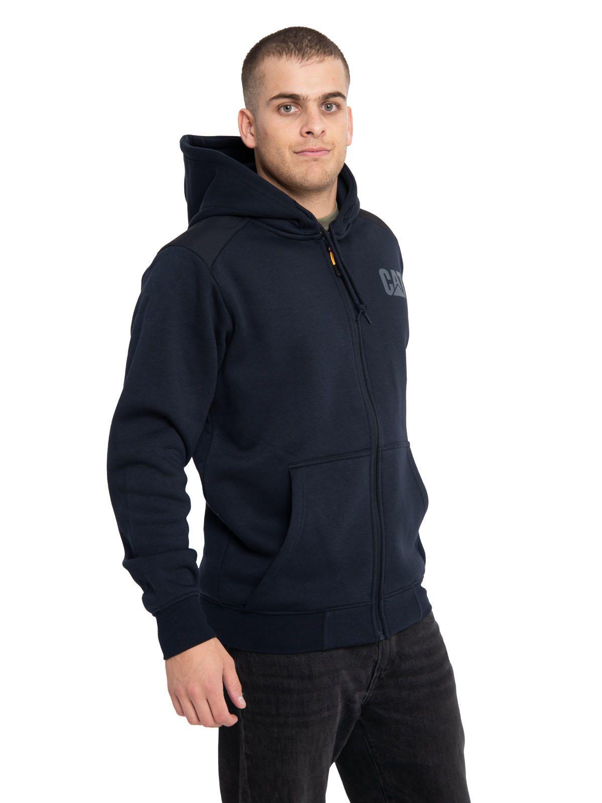 Polerón Hombre Essential Fz Hooded Sweatshirt Azul-1
