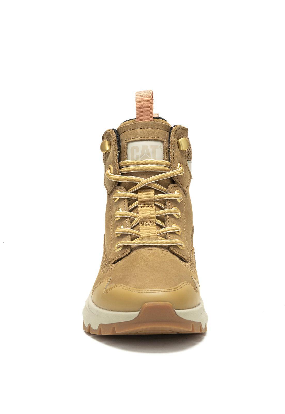 Zapatilla Con Caña Mujer Colorado Sneaker Wp Beige-4