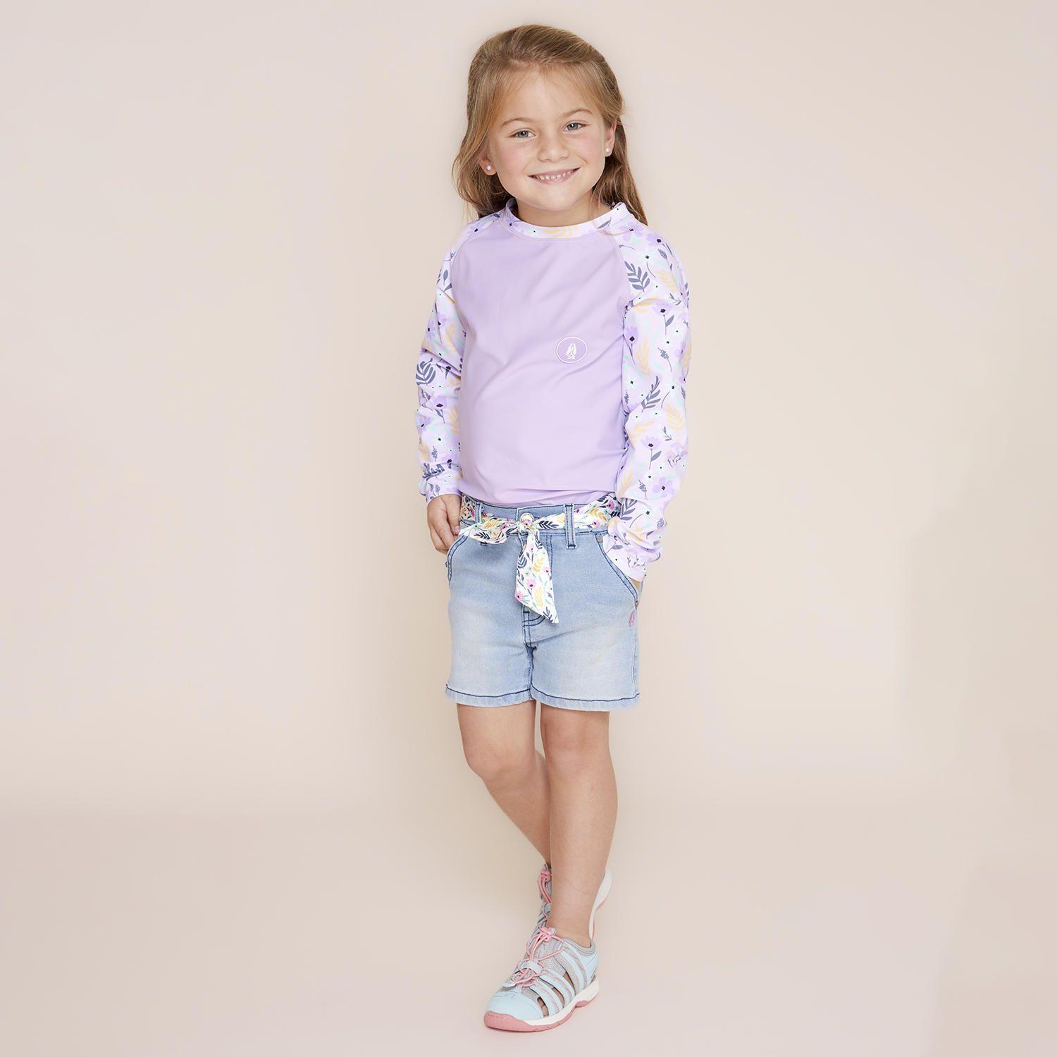 Polera De Agua Niña Sunflower (1-16) Lila-1