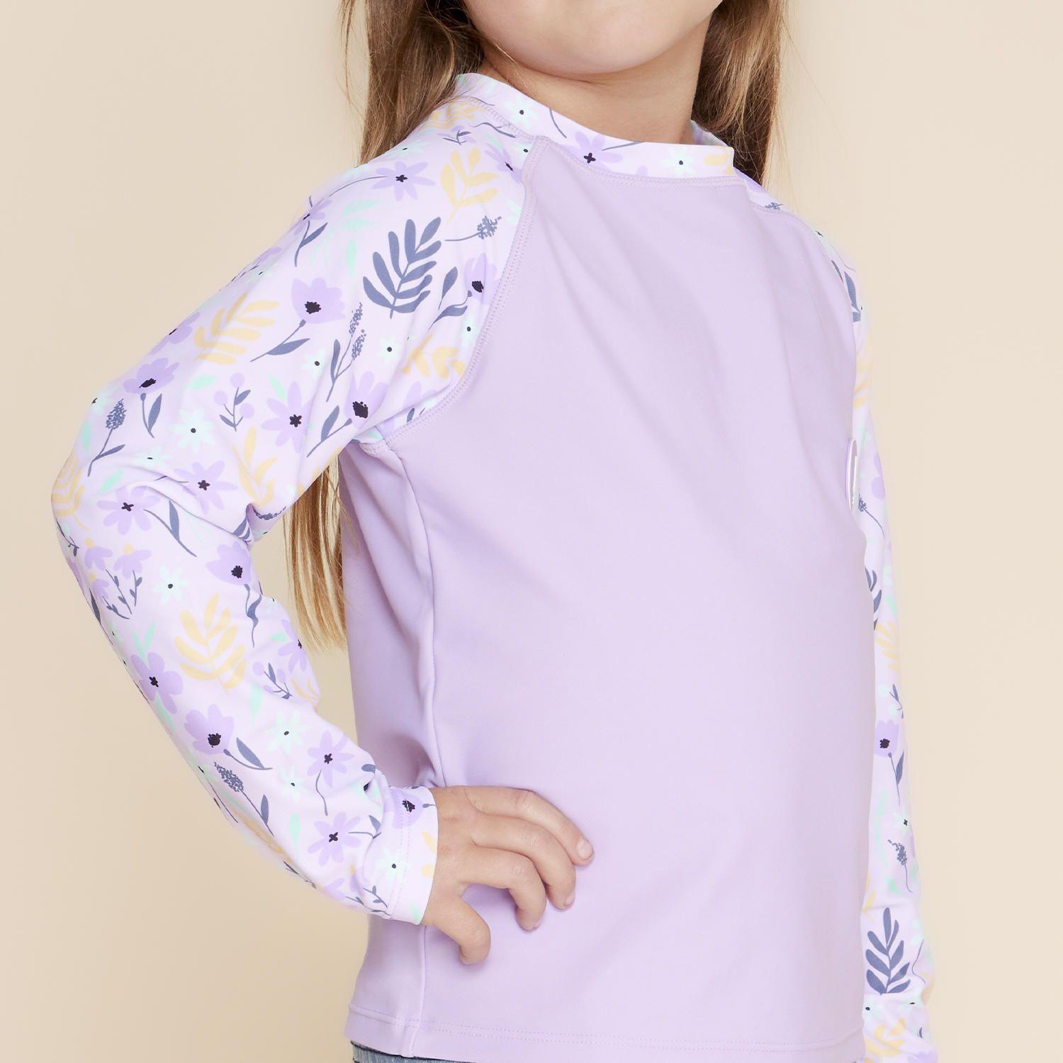 Polera De Agua Niña Sunflower (1-16) Lila-3