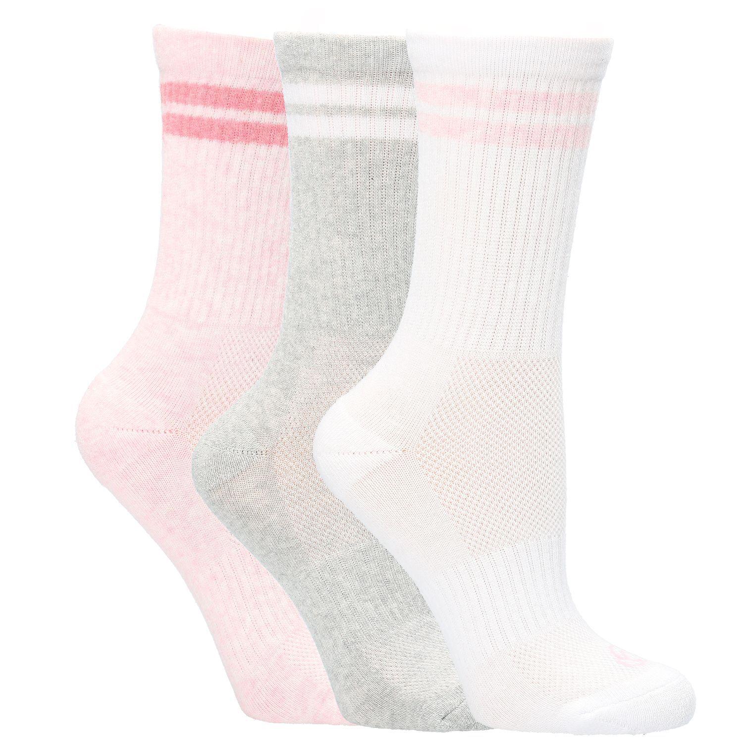 Pack 3 Calcetines Crew Cut Mujer Multicolor-0