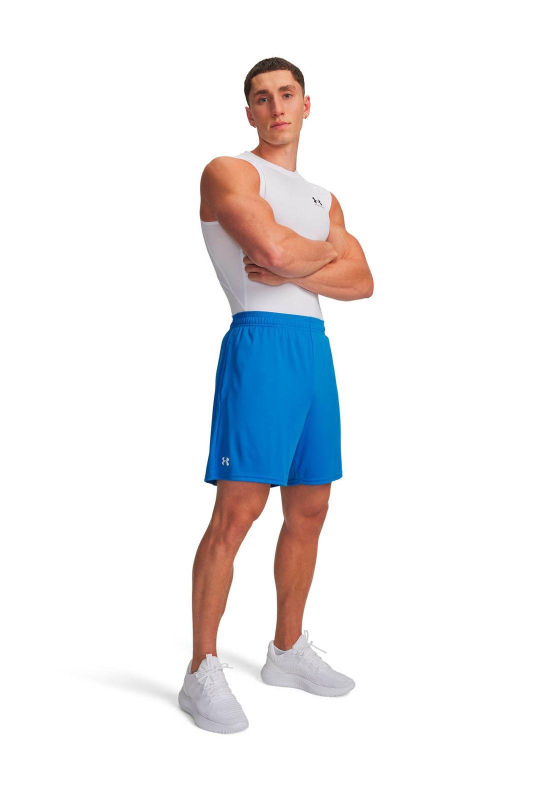 Short Training para hombre Tech 7" azul -3