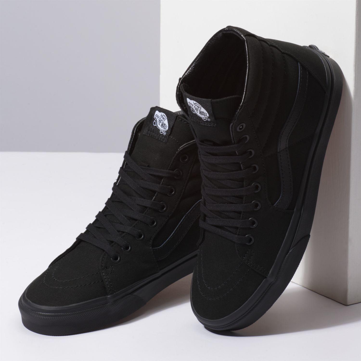 Zapatilla Con Caña Ua Sk8-Hi Negro Unisex-3