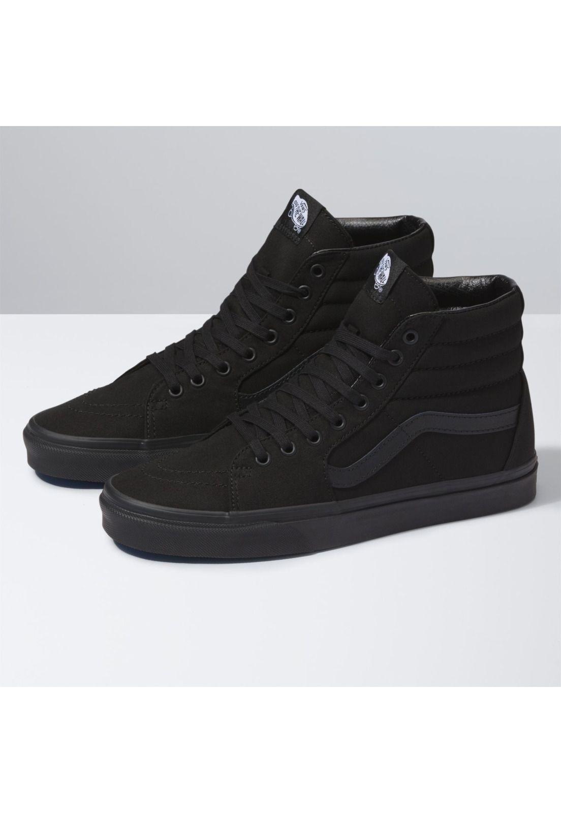 Zapatilla Con Caña Ua Sk8-Hi Negro Unisex-0