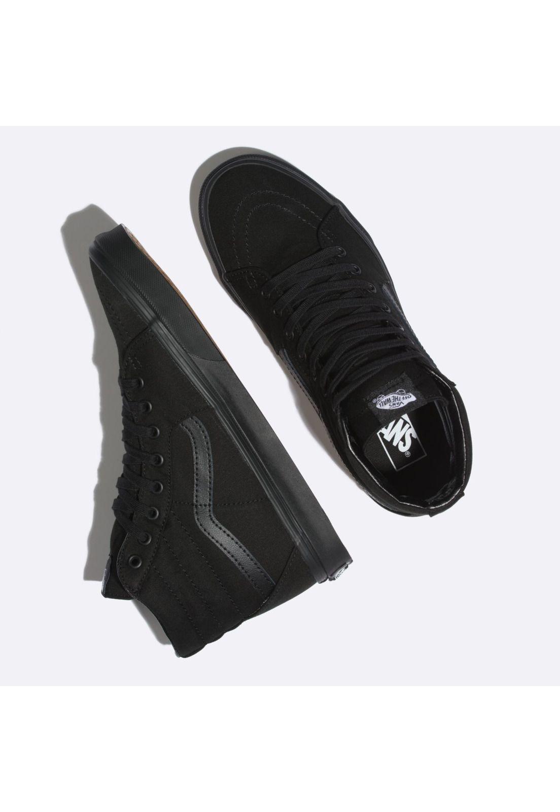 Zapatilla Con Caña Ua Sk8-Hi Negro Unisex-1