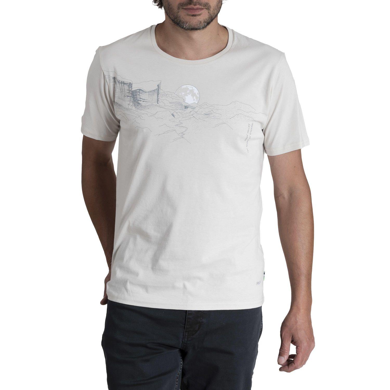 Polera Hombre Algodón Organic Crema-0