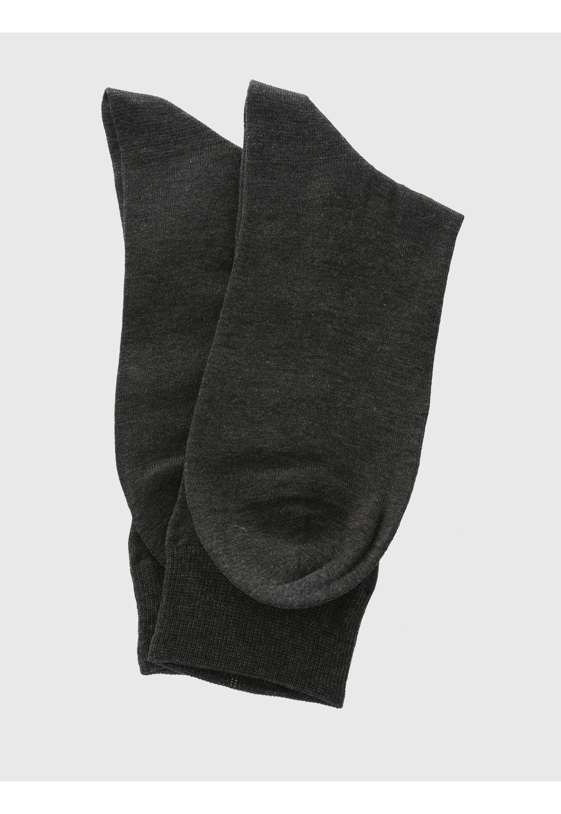 Calcetin Gris Antislip Hombre-2