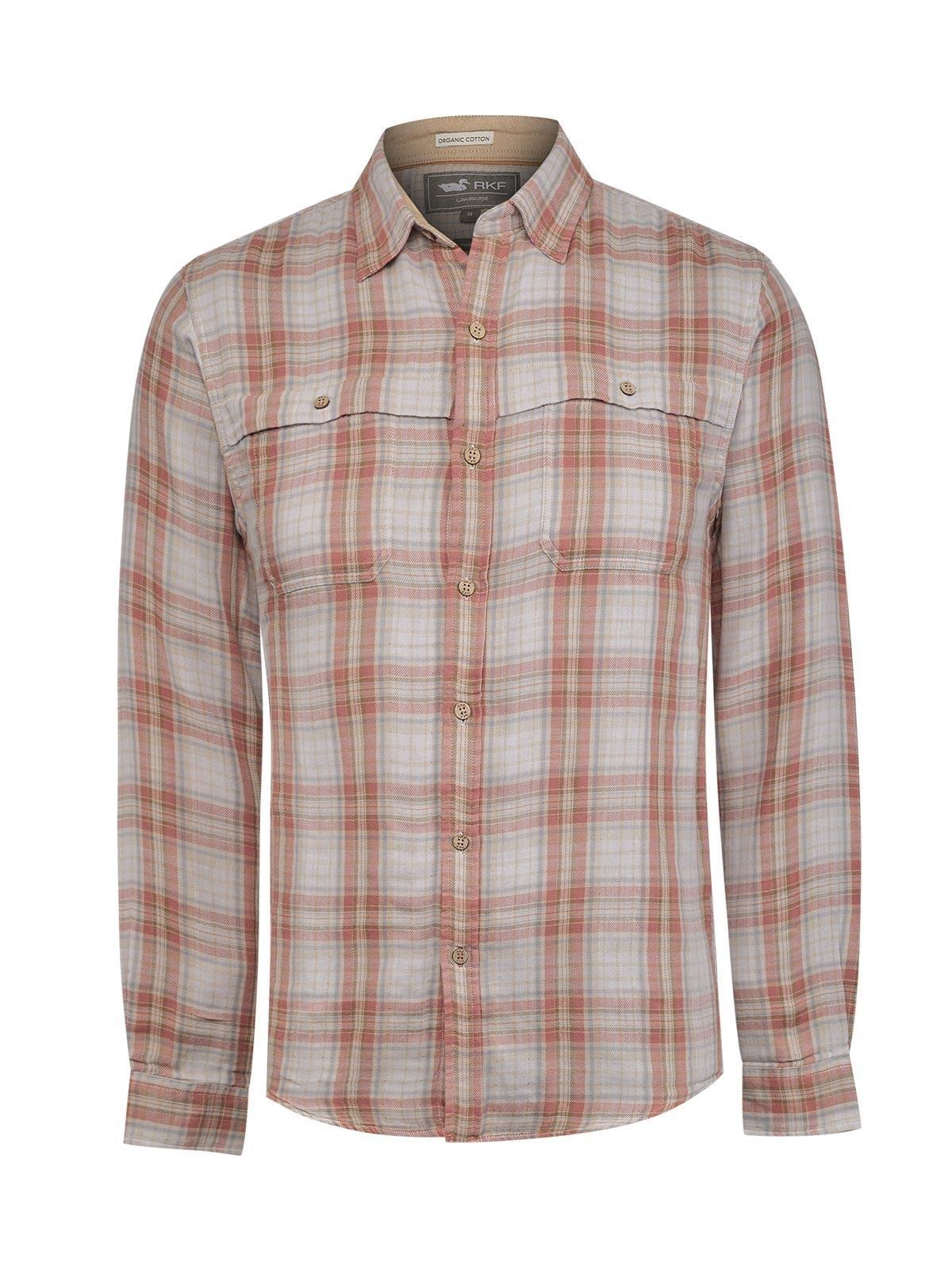 Camisa Algodón Orgánico Hombre Bradford Terracota-0