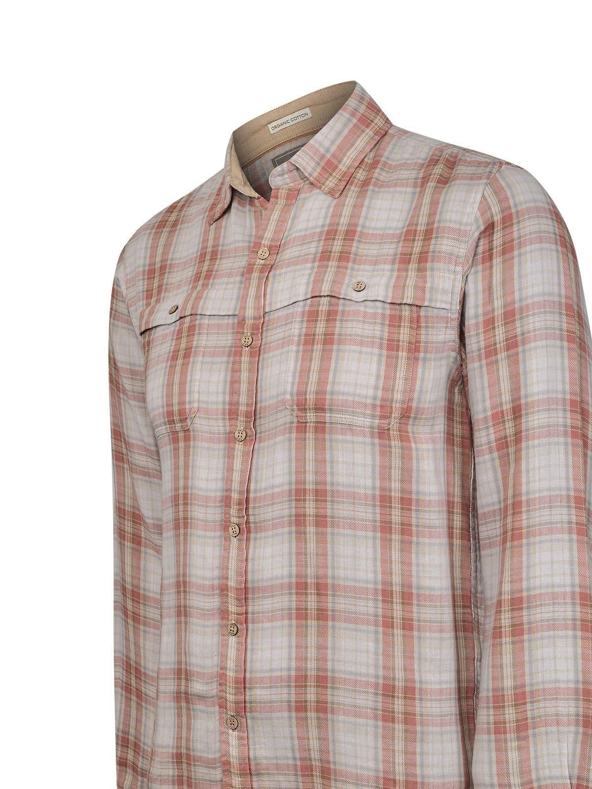 Camisa Algodón Orgánico Hombre Bradford Terracota-3