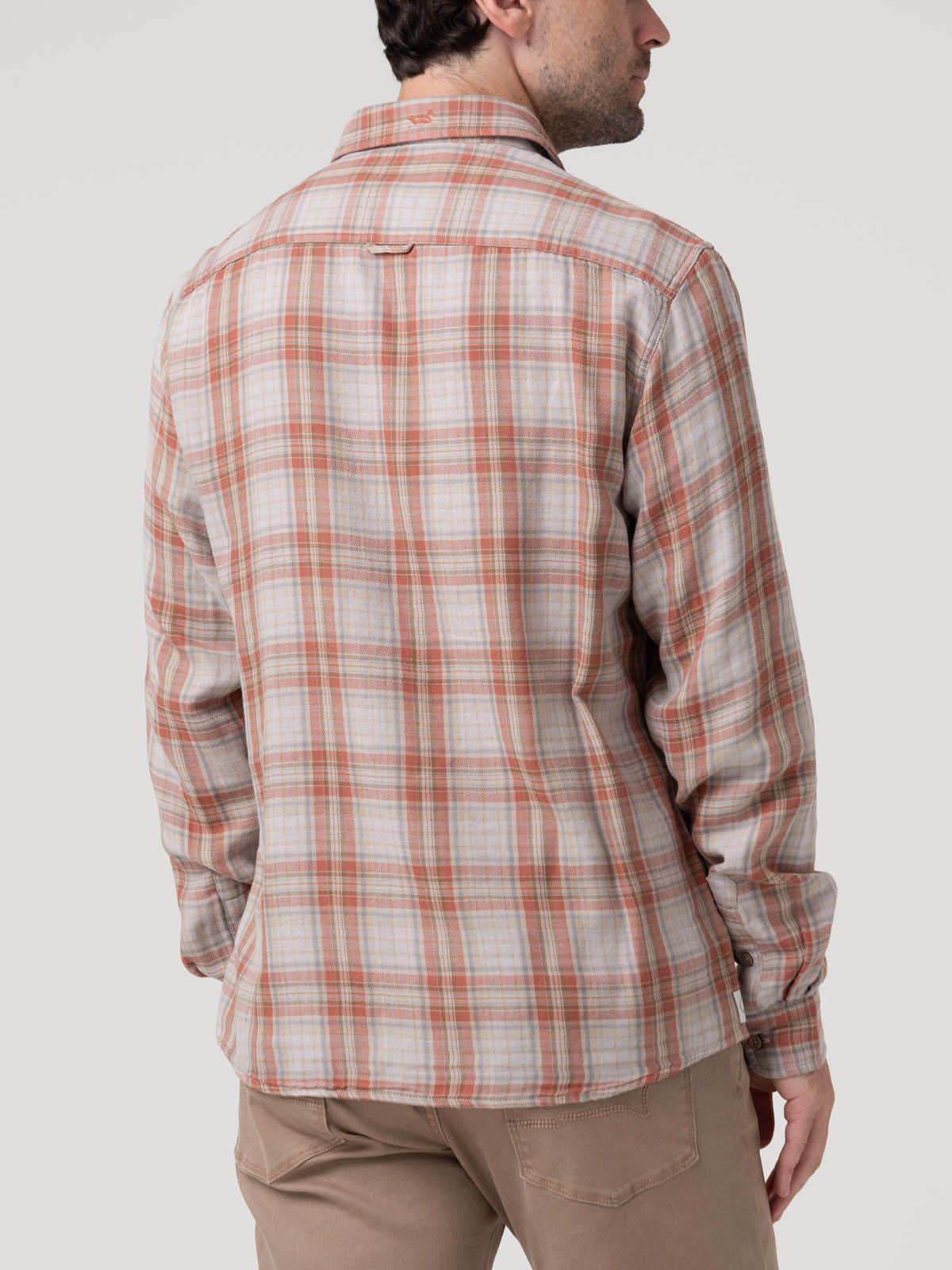 Camisa Algodón Orgánico Hombre Bradford Terracota-5
