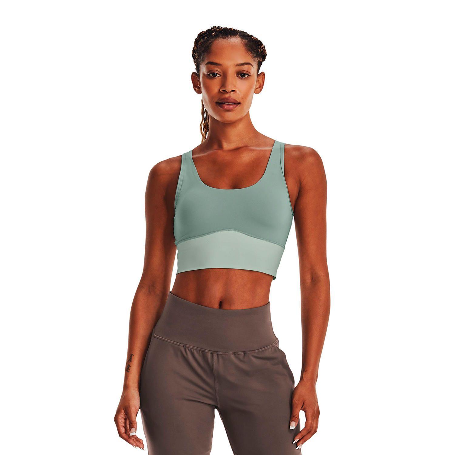 Polera S/M Train Smer Fitted Crop Celeste Mujer-3