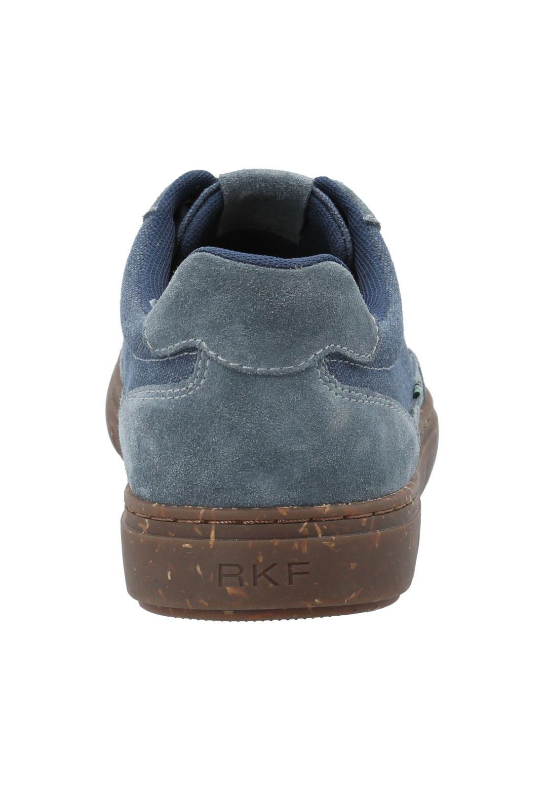 Zapatilla Cuero Hombre Tokio Azul-6