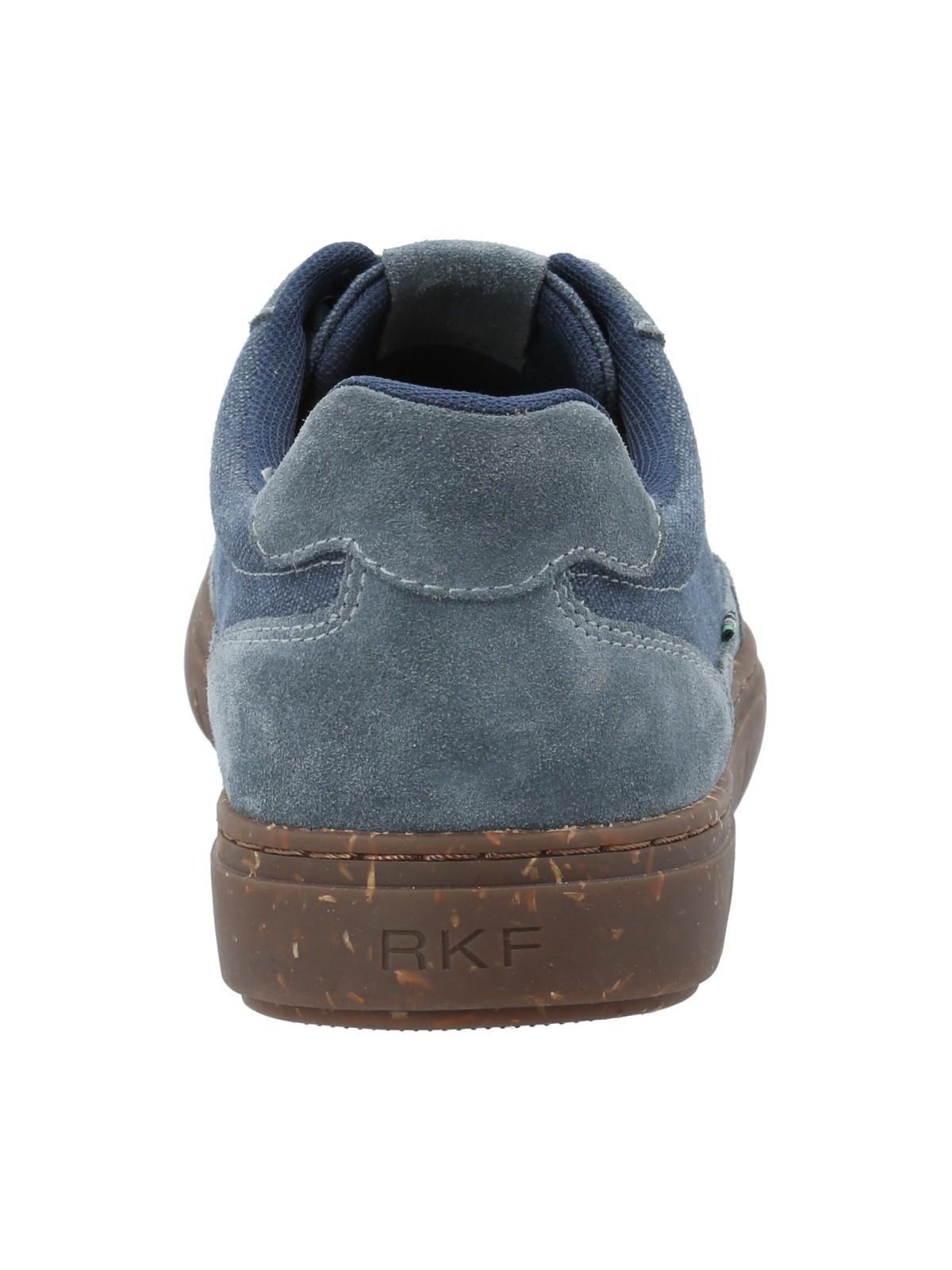Zapatilla Cuero Hombre Tokio Azul-6
