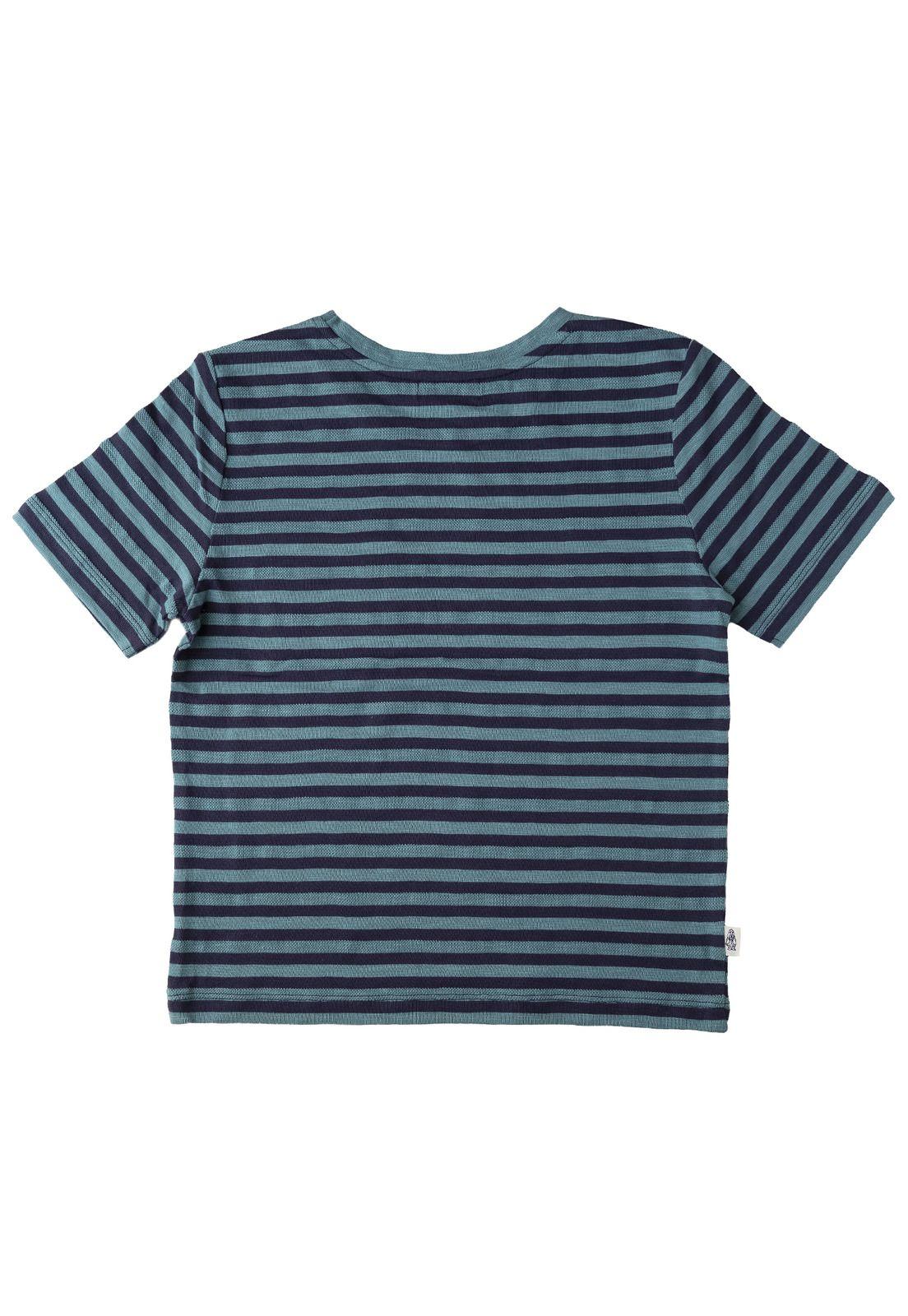 Polera Wally Niño Algodón Azul-1