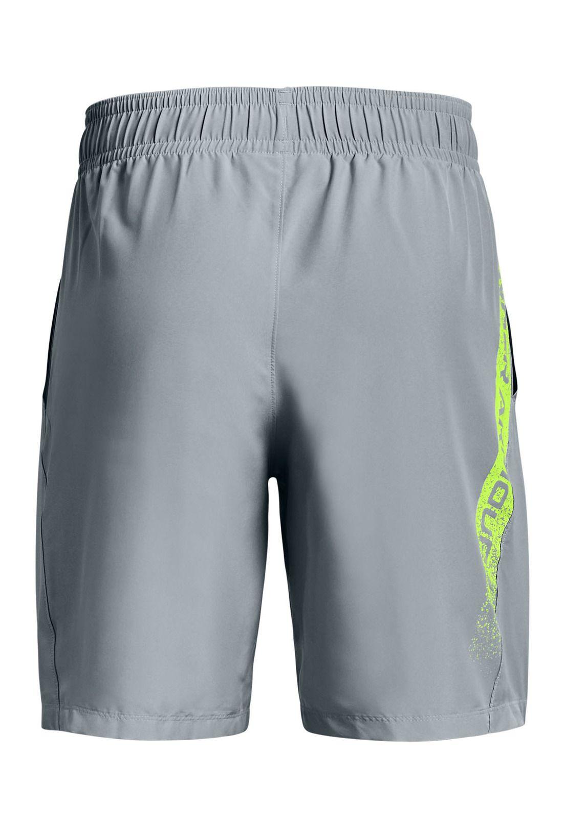 Shorts UA Woven para hombre Azul-1