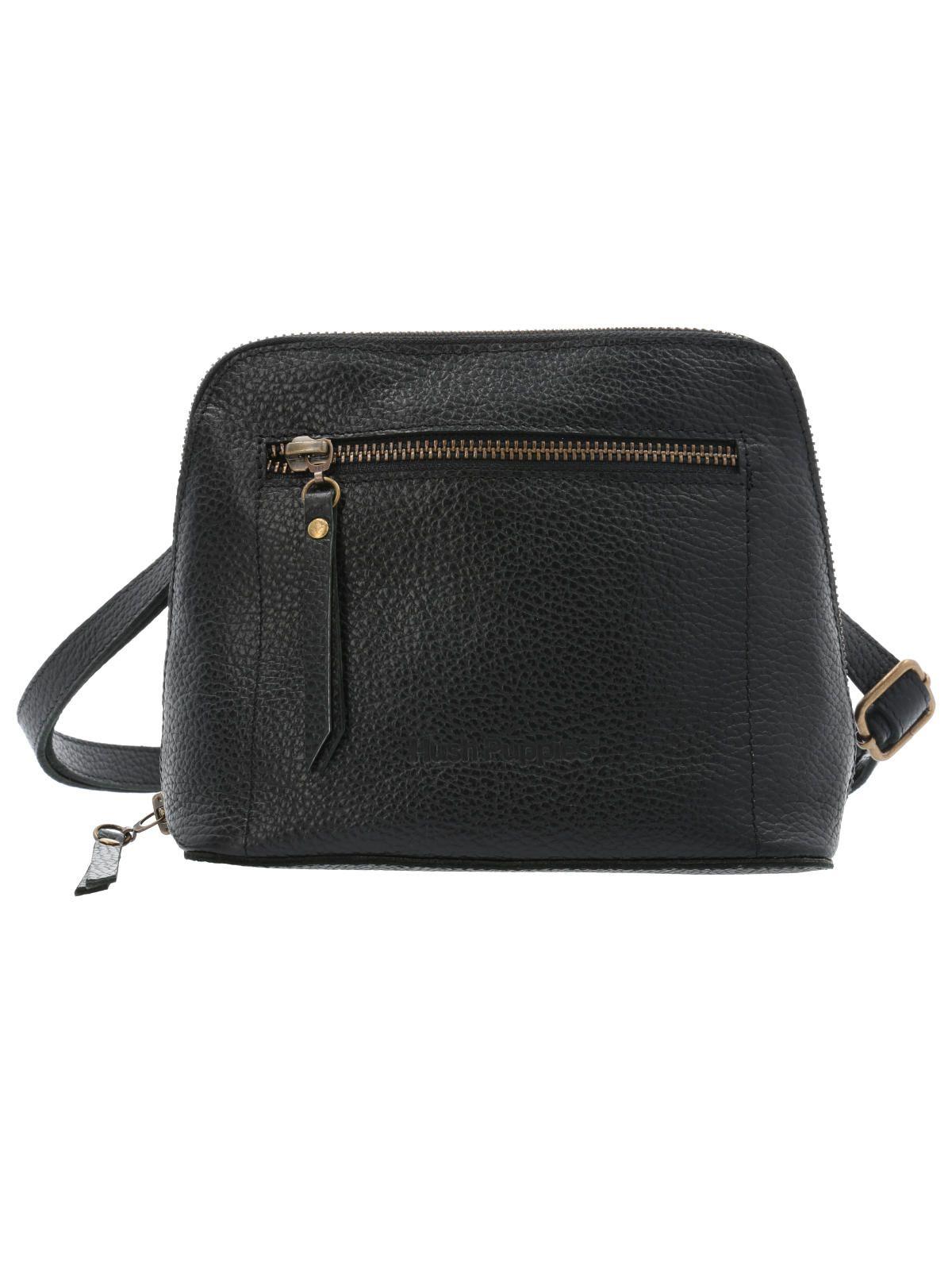 Cartera Cuero Mujer Beth Cross Negro-0