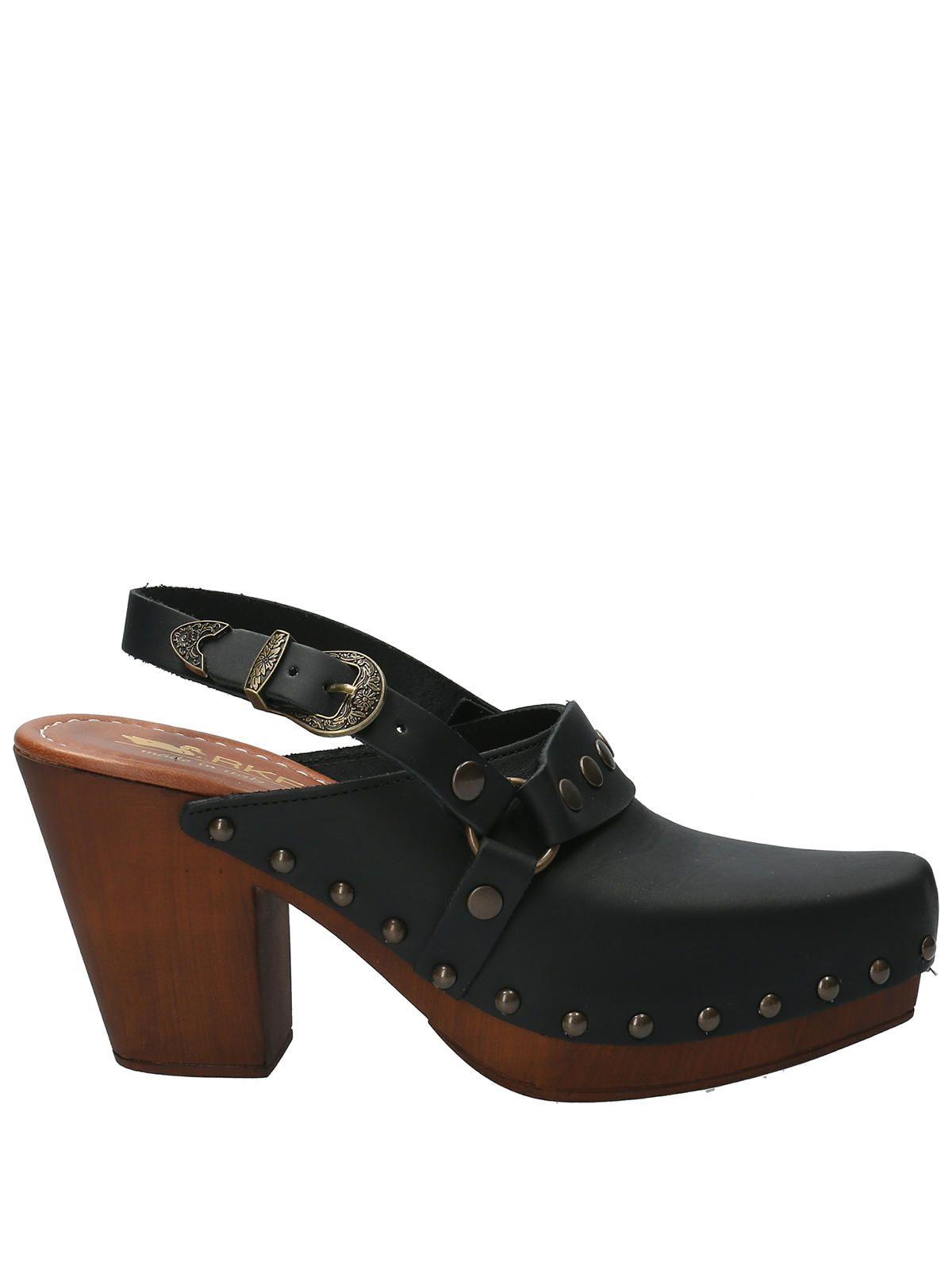 Sueco Cuero Mujer Salermo Negro-0