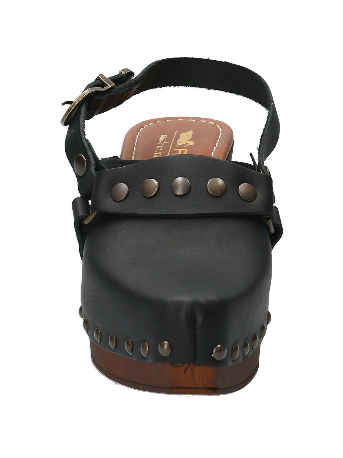 Sueco Cuero Mujer Salermo Negro-3