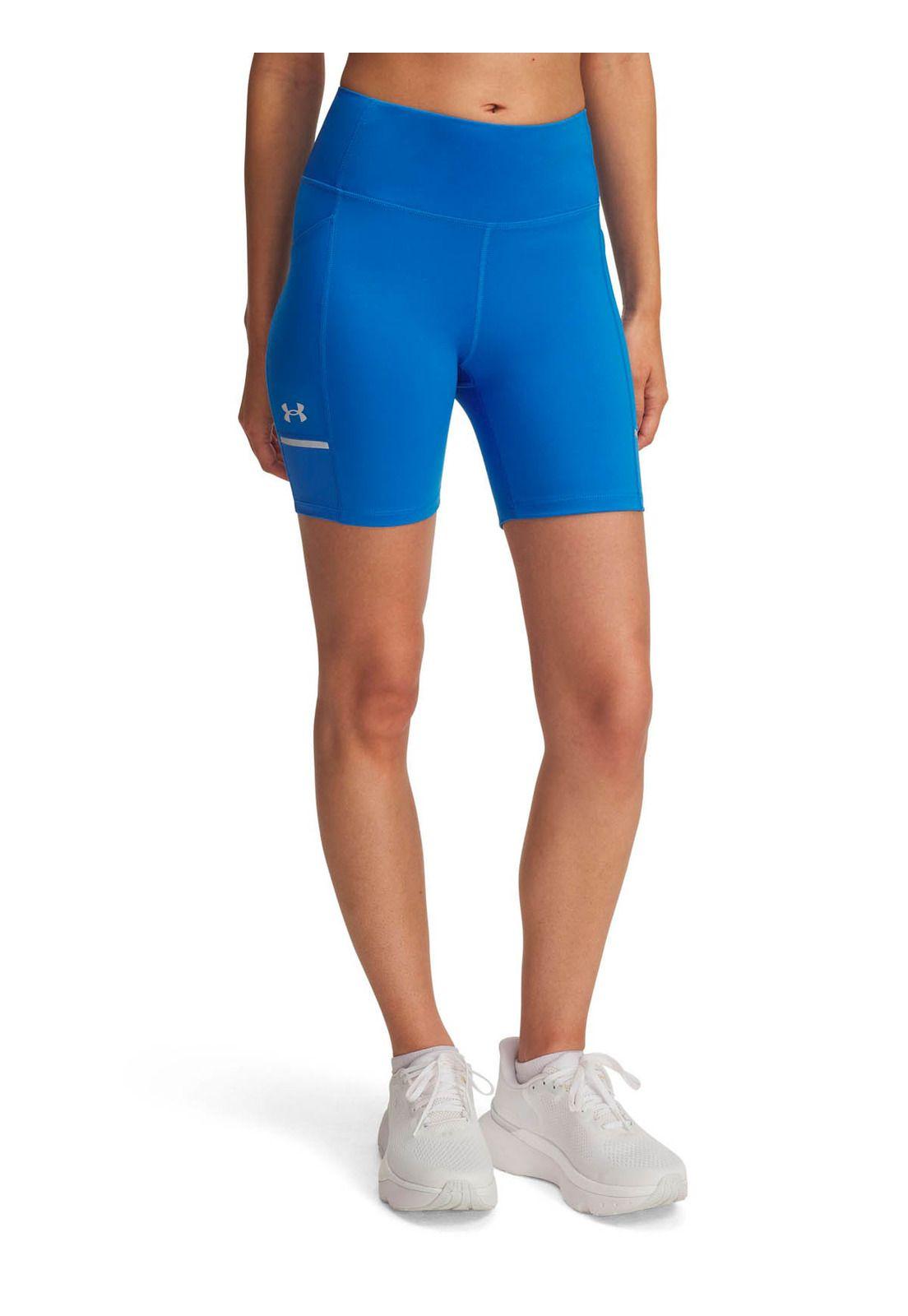 Shorts Running para mujer Launch 6" azul -0