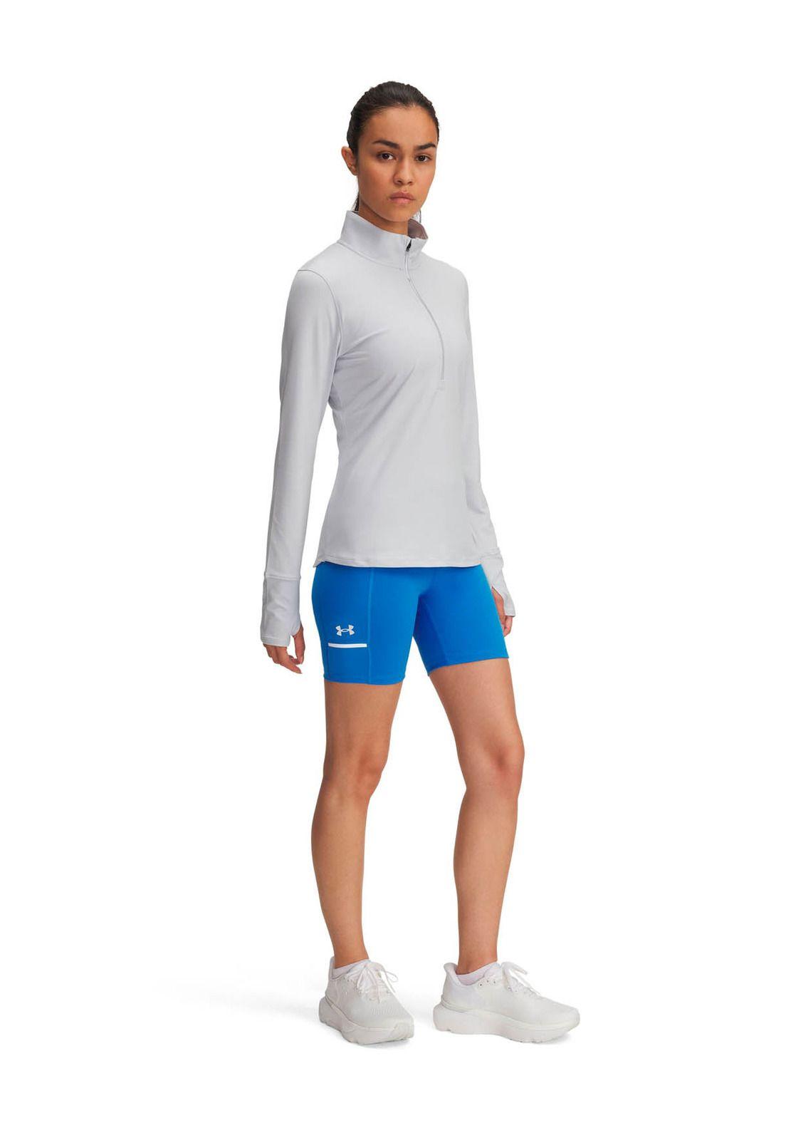 Shorts Running para mujer Launch 6" azul -3